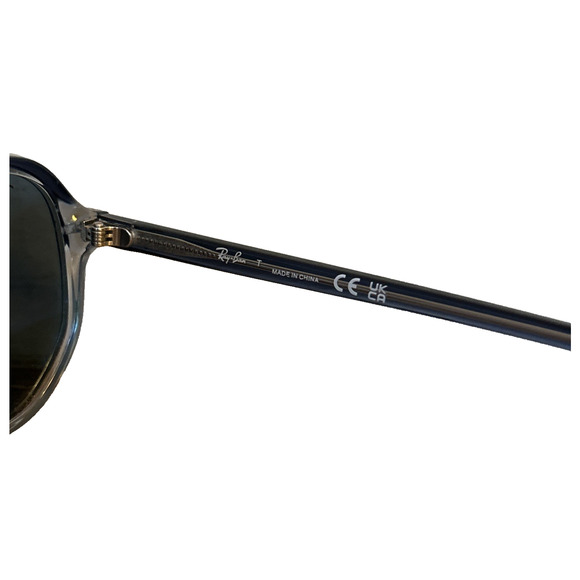 Ray-Ban Bill One Sunglasses RB 2205 1397/R5 Blue on Crystal Blue Unisex & Case - Picture 7 of 9